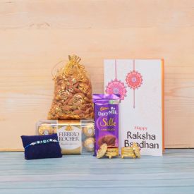 Chocolates Rakhi dry fruits