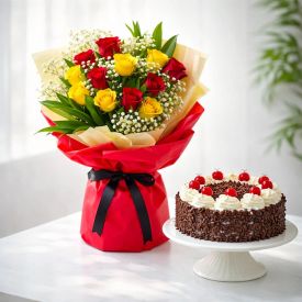 Red And Yellow Roses