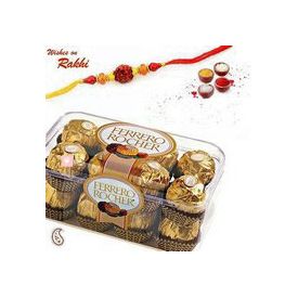 16 pcs Ferrero Rocher with Rakhi