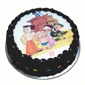 Chhota Bheem Chocolates Cake