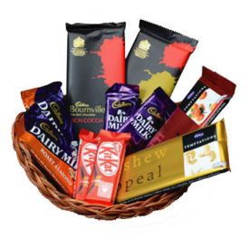 A Basket of 10 Mixed chocolates