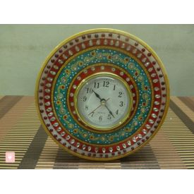 Round Marble Clock