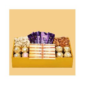 Rakhi With Tasty Combo Gifts