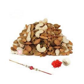 1kg Mixed Dry Fruits With Rakhi