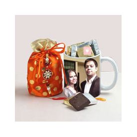 Personalized Mug N Rakhi Treats