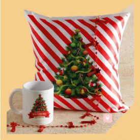 White Pillow With Mug