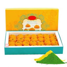 Laddu With Gulal