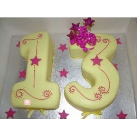 Yellow Fondant Cake