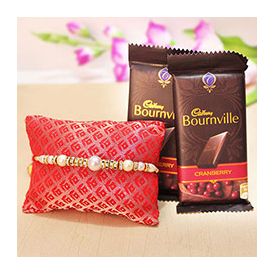 2 Bourn Ville of 40 gm ,Pearl Rakhi