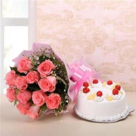 Sweet treat with flower