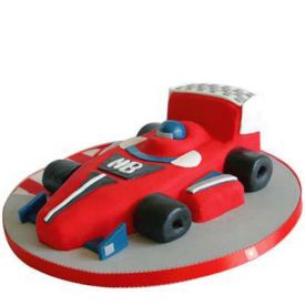 Racing car design Cake
