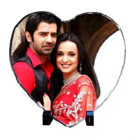 Lovely Couple Heart Stone Tile