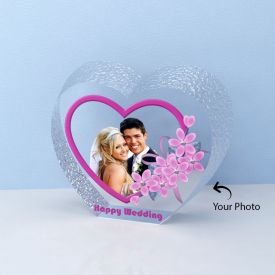 Wedding Anniversary Special Heart Shaped Crystal