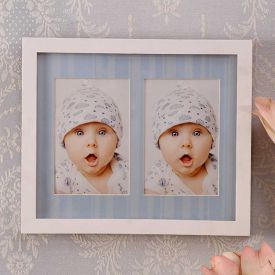 2 In 1 Blue Collage Frame : Personalized Collage Frames