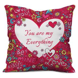 Valentine Gifts for Cushion Pillow Pink