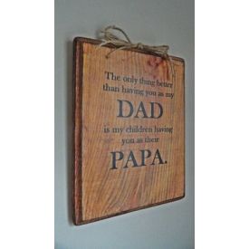 Custom message wooden Plaque