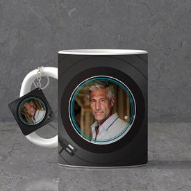 Fabulous Father Personalized Birthday Keychain & Mug combo