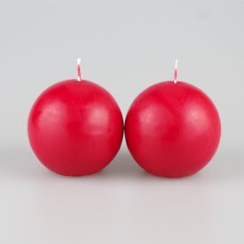 Red Ball Candle