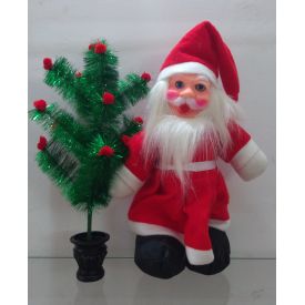 Santa with Christmas Tree