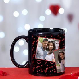 Romantic collage personalize mug