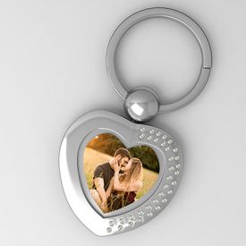 Personalized heart shape key chain