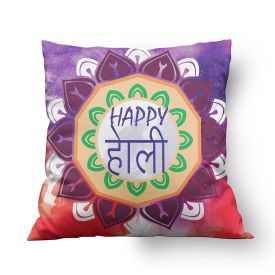 Printed Holi Cushion