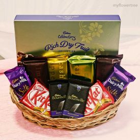 Basket of chocolate