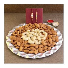 Almond with Cashew and 2 Sets of Rakhi