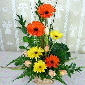 Lovely Arrangements In Basket