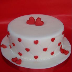 Round Shape Fondant Cake