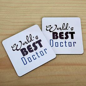 World's Best Doctor Coasters