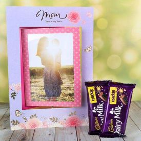 Chocolates And Card For Mom