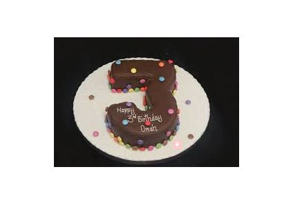 Number Fondant Cake