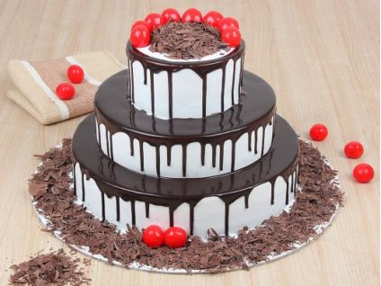 3 Tier Black Forest Cake