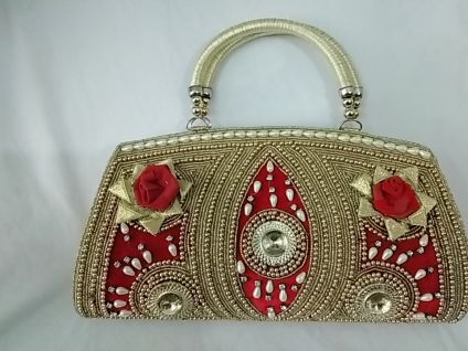 Red Casual Clutch