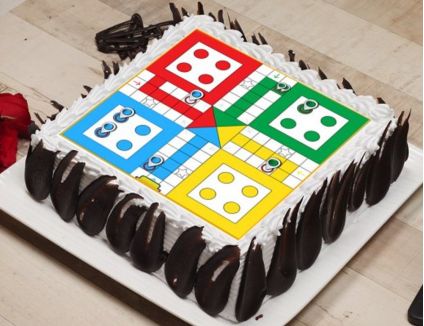 Black forest Ludo cake