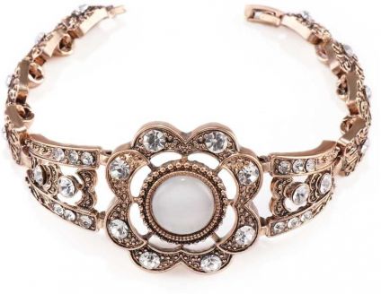 Crystal Gold-plated Bracelet