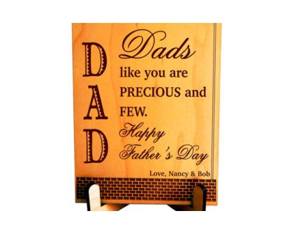 Precious Dad personalized Plaque