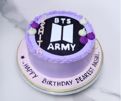 BTS Theme Cake