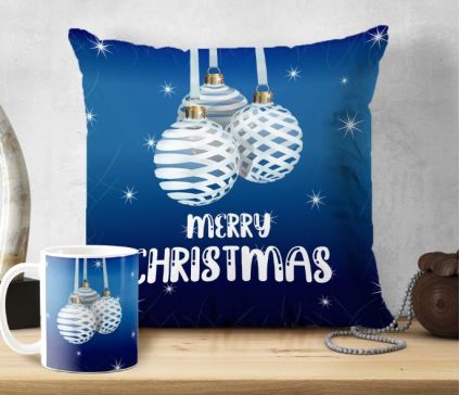 Merry Christmas Pillow N Mug