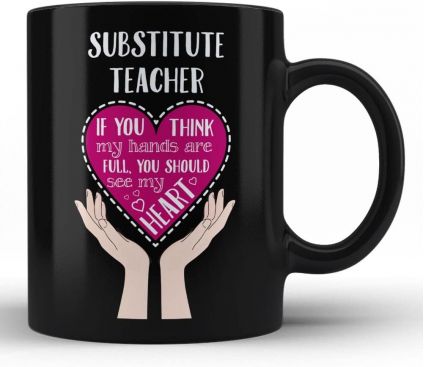 Best substitute teacher mug