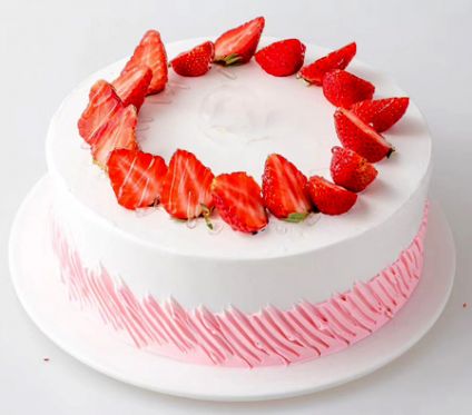 Strawberry Cream Cake