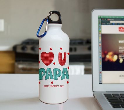 I Love You Papa Printed sipper 600 ml