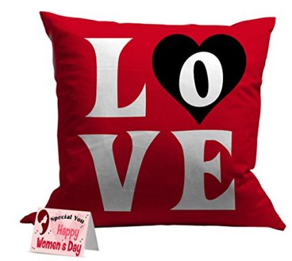 Women's day special love cushion