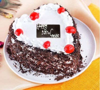 Black Forest New Year Cake