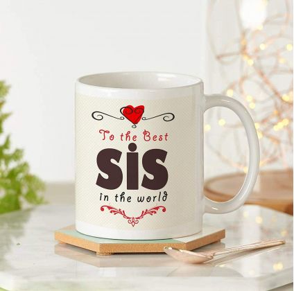 SIS White Mug