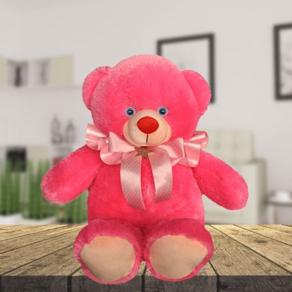 Large Teddy with mix flowers and Balloons