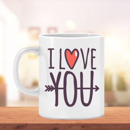 Love You Mug with 16 Pcs Ferrero Rocher