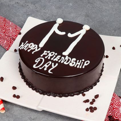 Friendshipday chocolate Cake