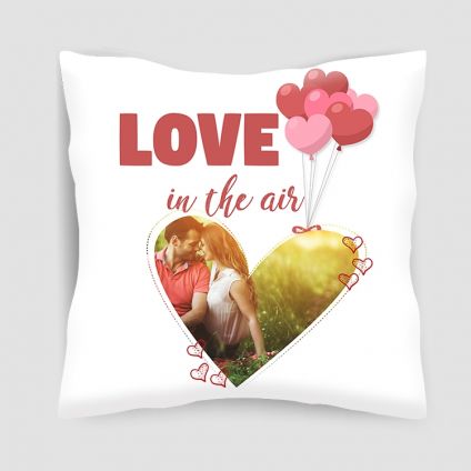 Personalized Love Heart Cushion